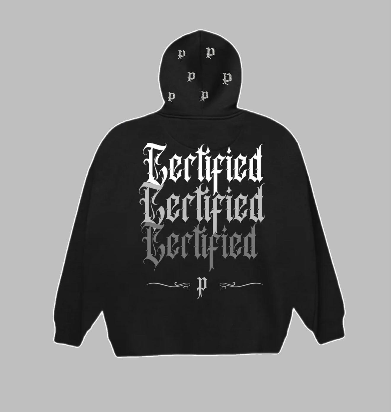 Certified P Rhinestone Hoodie