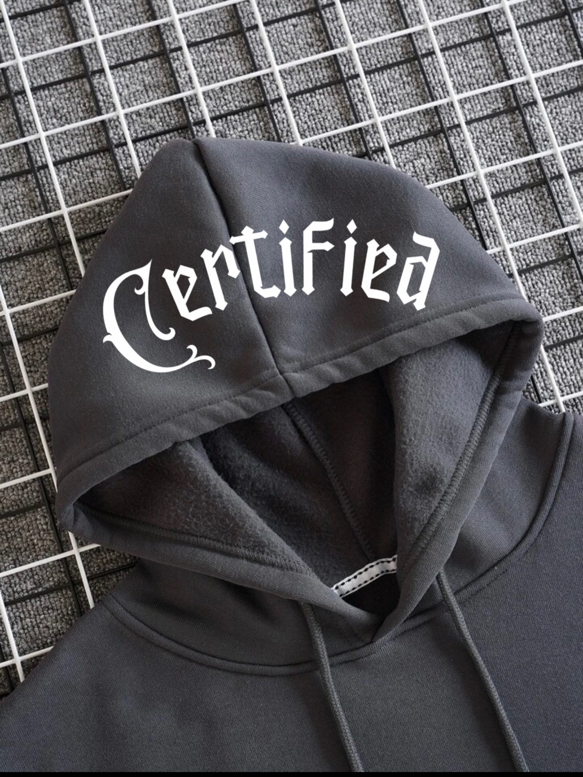 Gray CERTIFIED hoodie